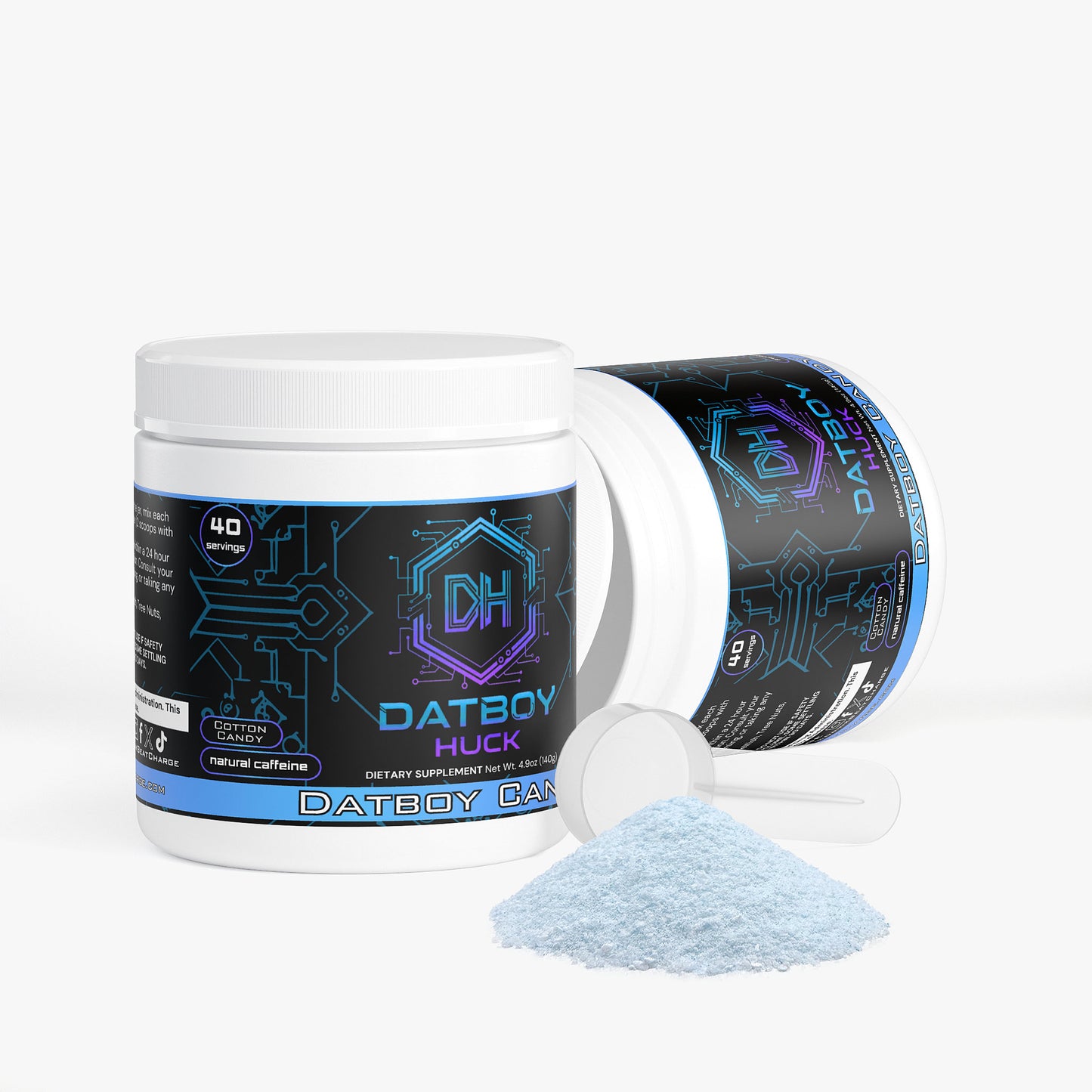 Datboy Huck - Datboy Candy Energy Powder (Cotton Candy)