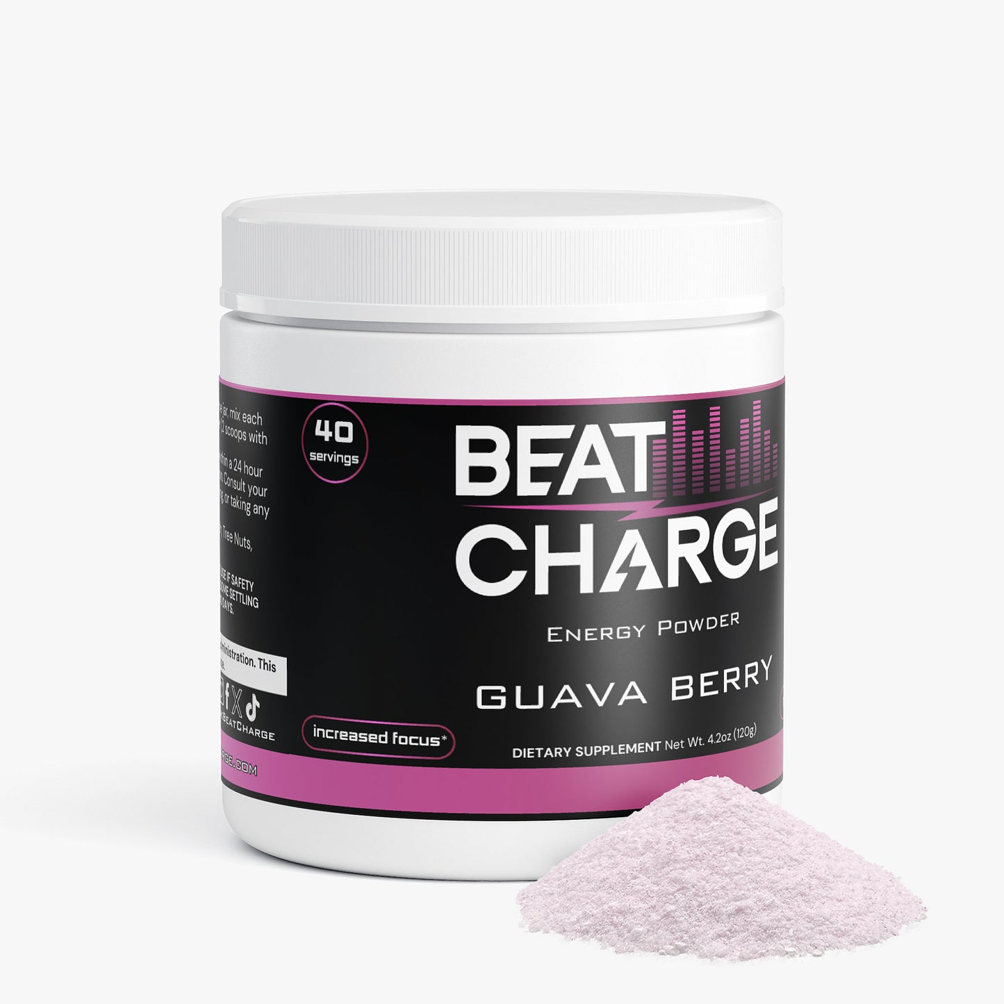 Beat Charge - Energy Powder (Guava Berry)