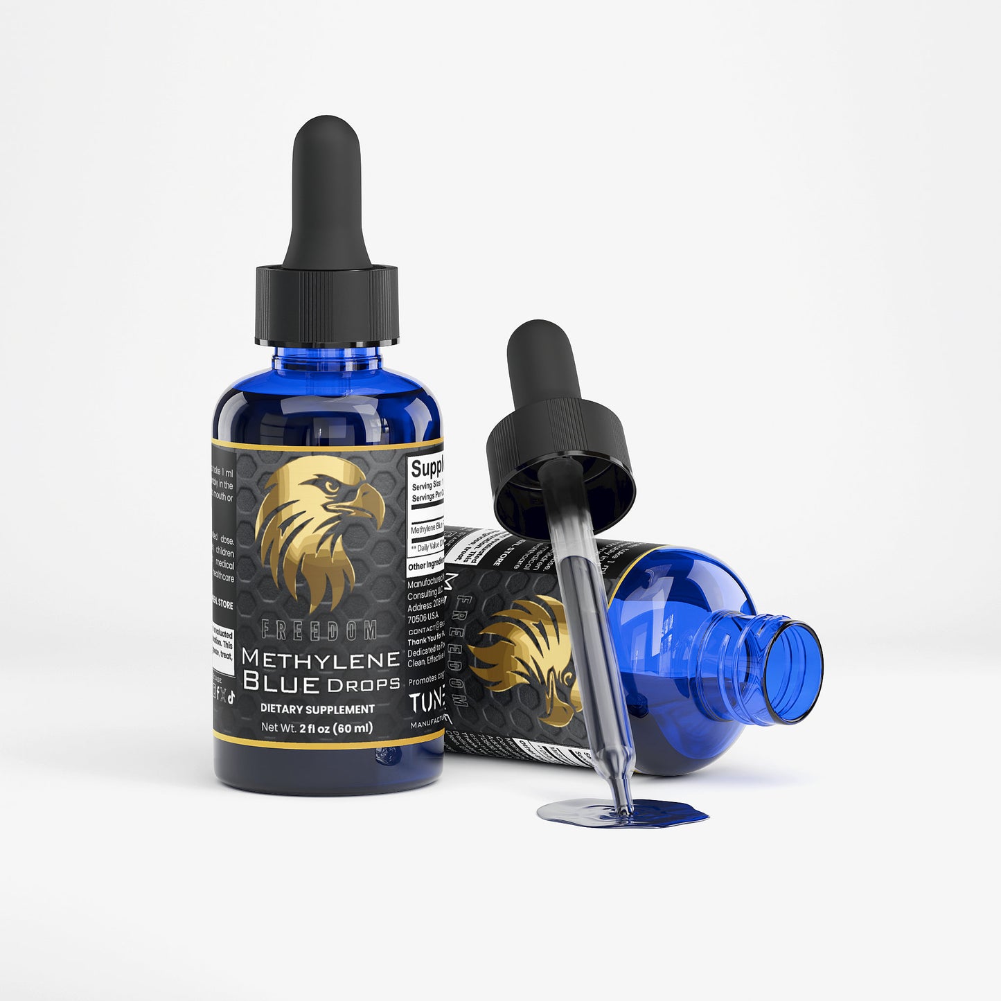 Freedom - Methylene Blue Drops 600mg Bottle