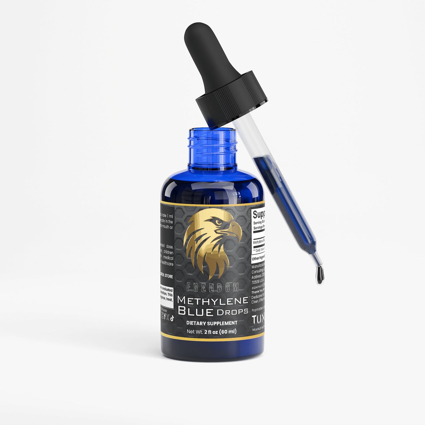Freedom - Methylene Blue Drops 600mg Bottle