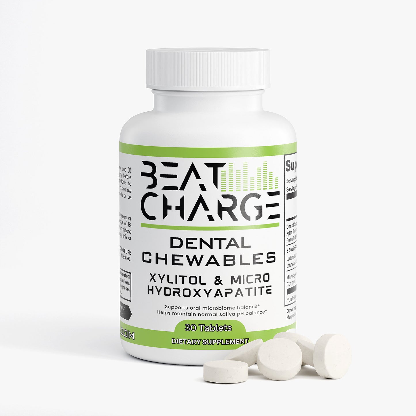 Beat Charge - Xylitol & Micro Hydroxyapatite Dental + Oral Health Chewables