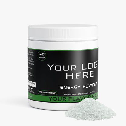 Custom Branded Private Label Energy Drink Supplements (Your Logo Here) F