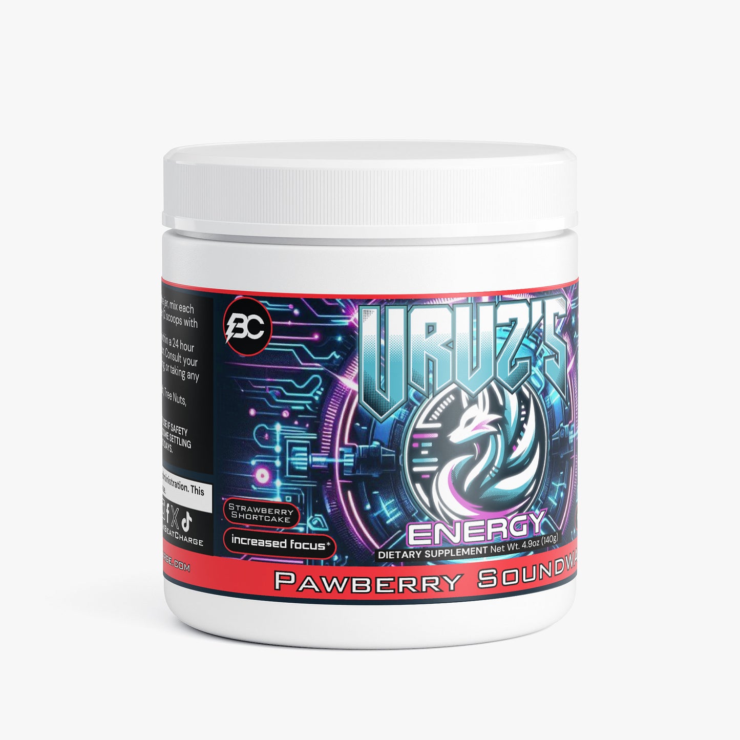 Chris Uruz - Pawberry Soundwave Energy Powder (Strawberry Shortcake)