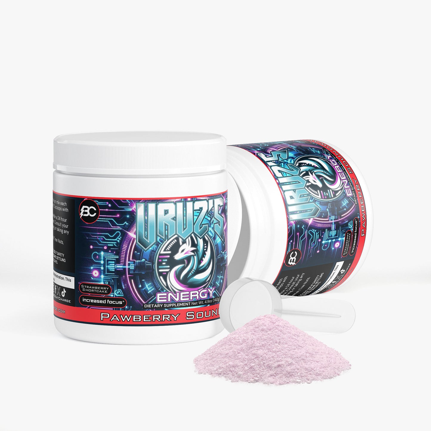Chris Uruz - Pawberry Soundwave Energy Powder (Strawberry Shortcake)
