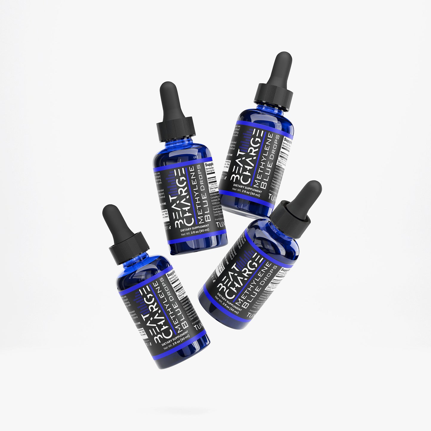 Beat Charge - Methylene Blue Drops 600mg Bottle