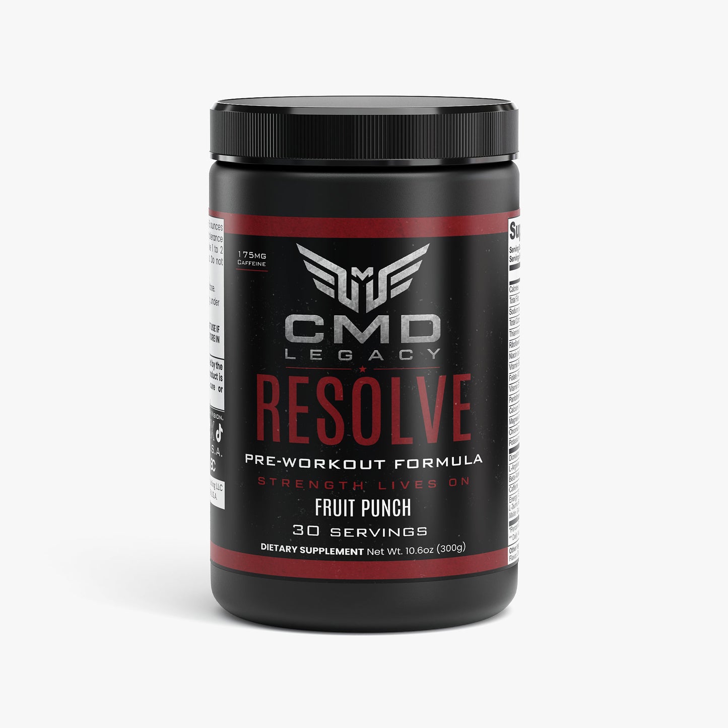 CMD Legacy - Resolve Pre-Workout Powder (Fruit Punch)
