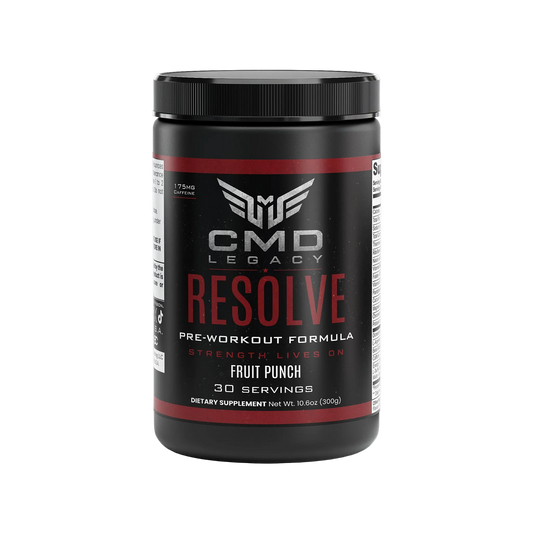 CMD Legacy - Resolve Pre-Workout Powder (Fruit Punch)