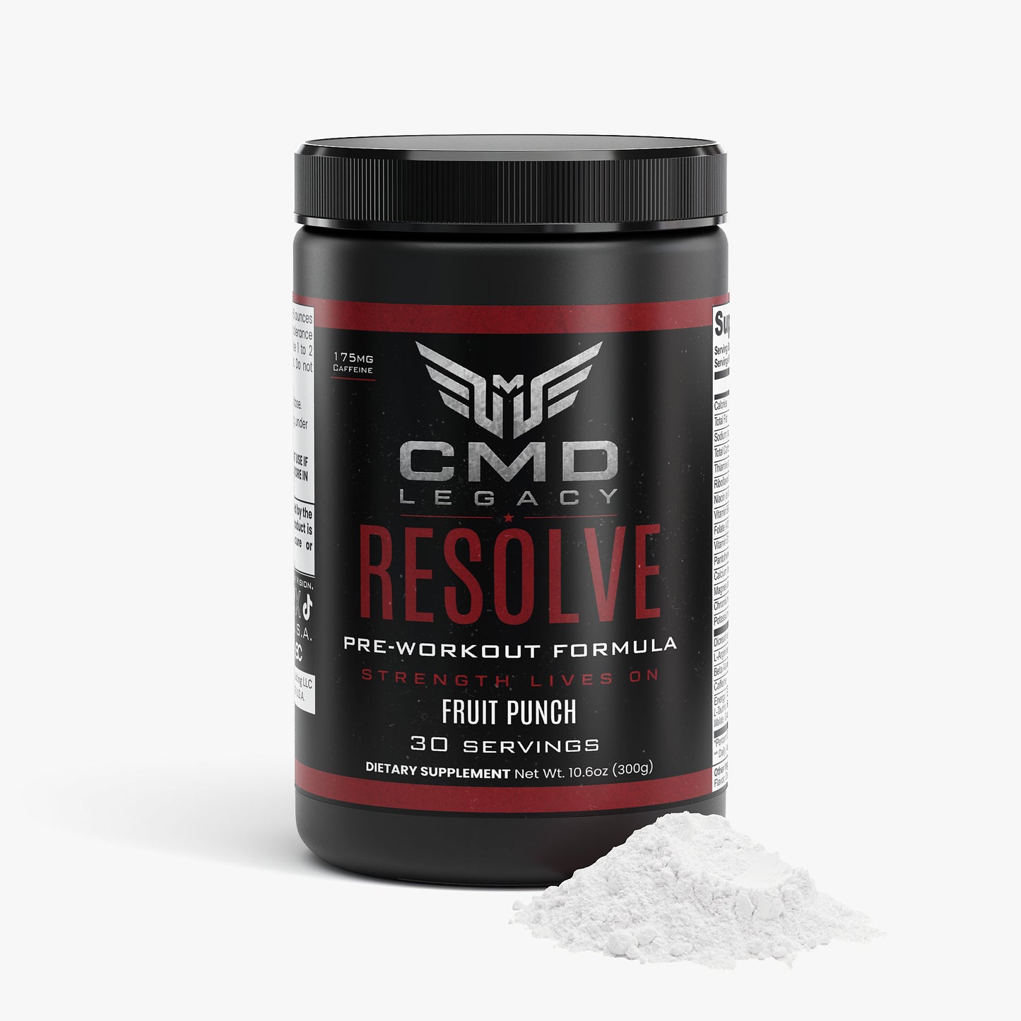 CMD Legacy - Resolve Pre-Workout Powder (Fruit Punch)