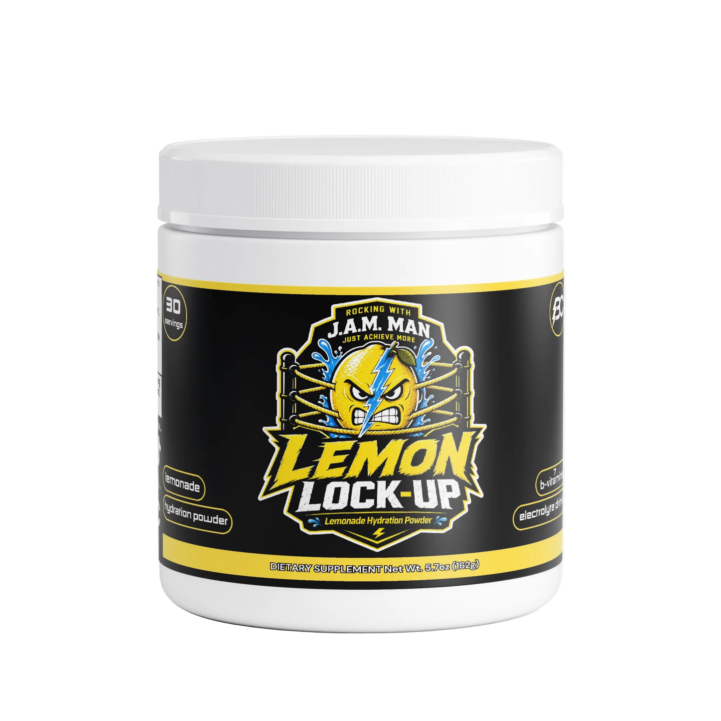 Rocking With Jam Man - Lemon Lock-Up Hydration Powder (Lemonade)