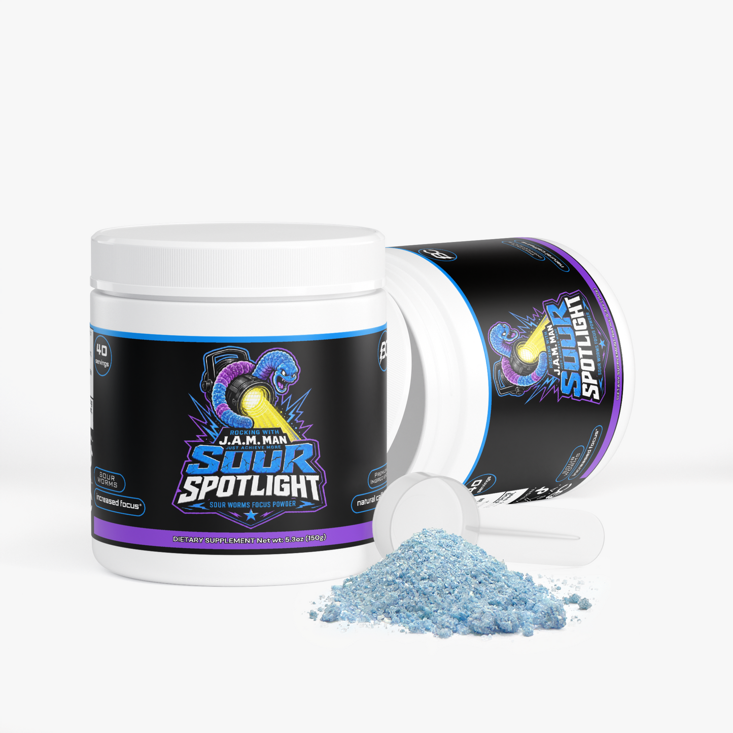 Rocking With Jam Man - Sour Spotlight Focus Powder (Sour Worms)