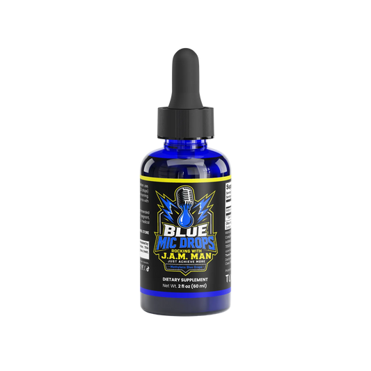 Rocking With Jam Man - Blue Mic Drops Methylene Blue Drops