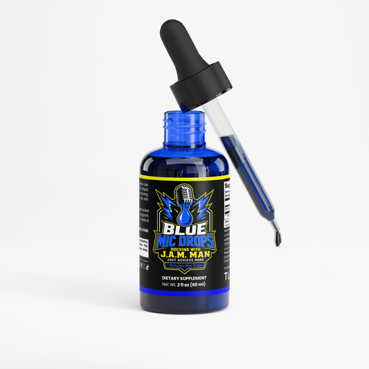 Rocking With Jam Man - Blue Mic Drops Methylene Blue Drops