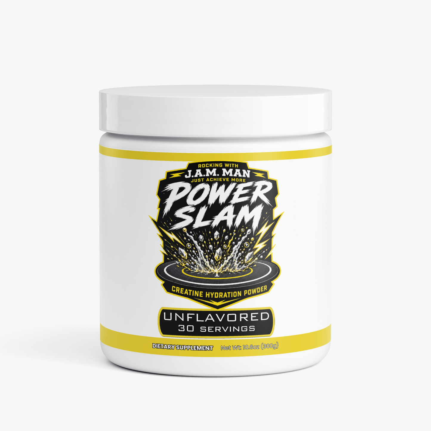 Rocking With Jam Man - Power Slam Creatine Hydration Powder