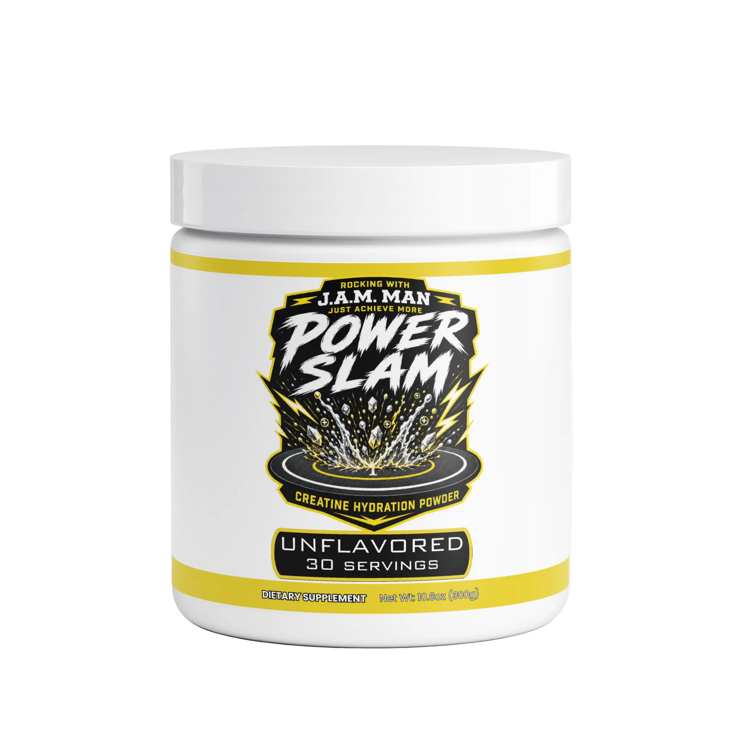 Rocking With Jam Man - Power Slam Creatine Hydration Powder
