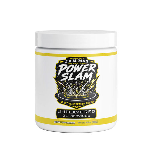 Rocking With Jam Man - Power Slam Creatine Hydration Powder