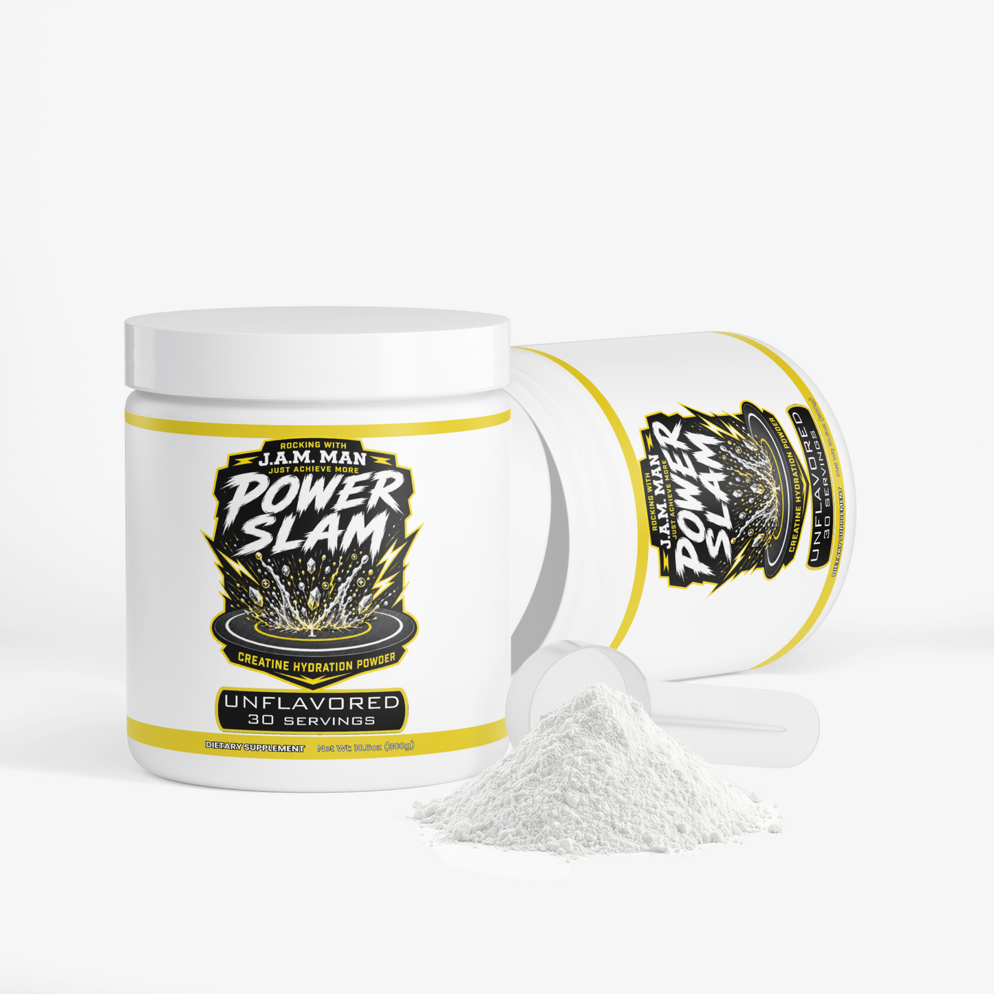 Rocking With Jam Man - Power Slam Creatine Hydration Powder