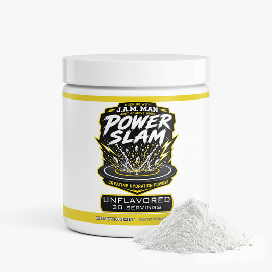 Rocking With Jam Man - Power Slam Creatine Hydration Powder