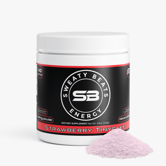 Sweaty Beats - Strawberry Tinycake Energy Powder (Strawberry Shortcake)