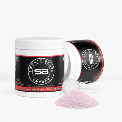 Sweaty Beats - Strawberry Tinycake Energy Powder (Strawberry Shortcake)