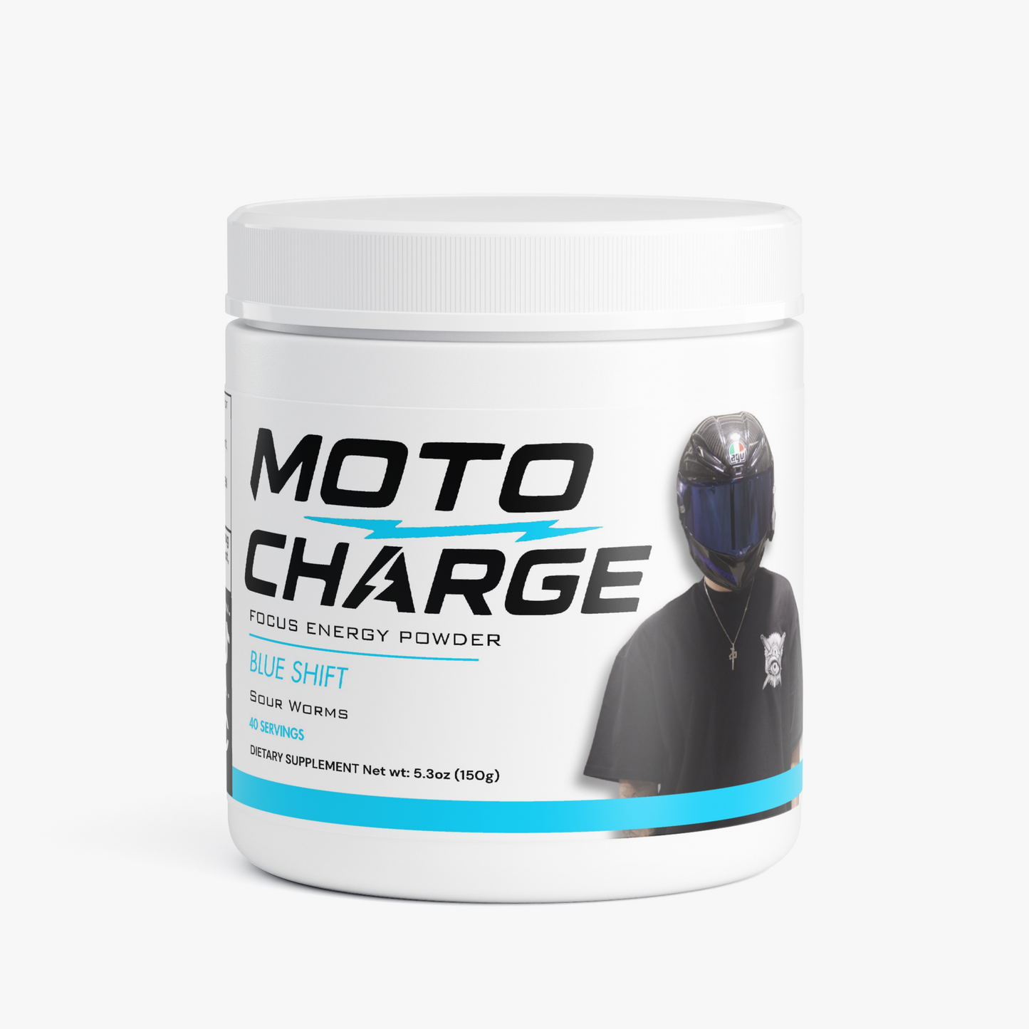 Moto Charge - Blue Shift Focus Powder (Sour Worms)