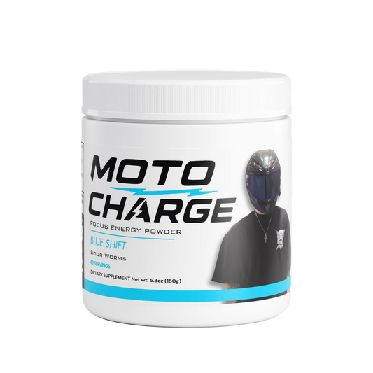 Moto Charge - Blue Shift Focus Powder (Sour Worms)