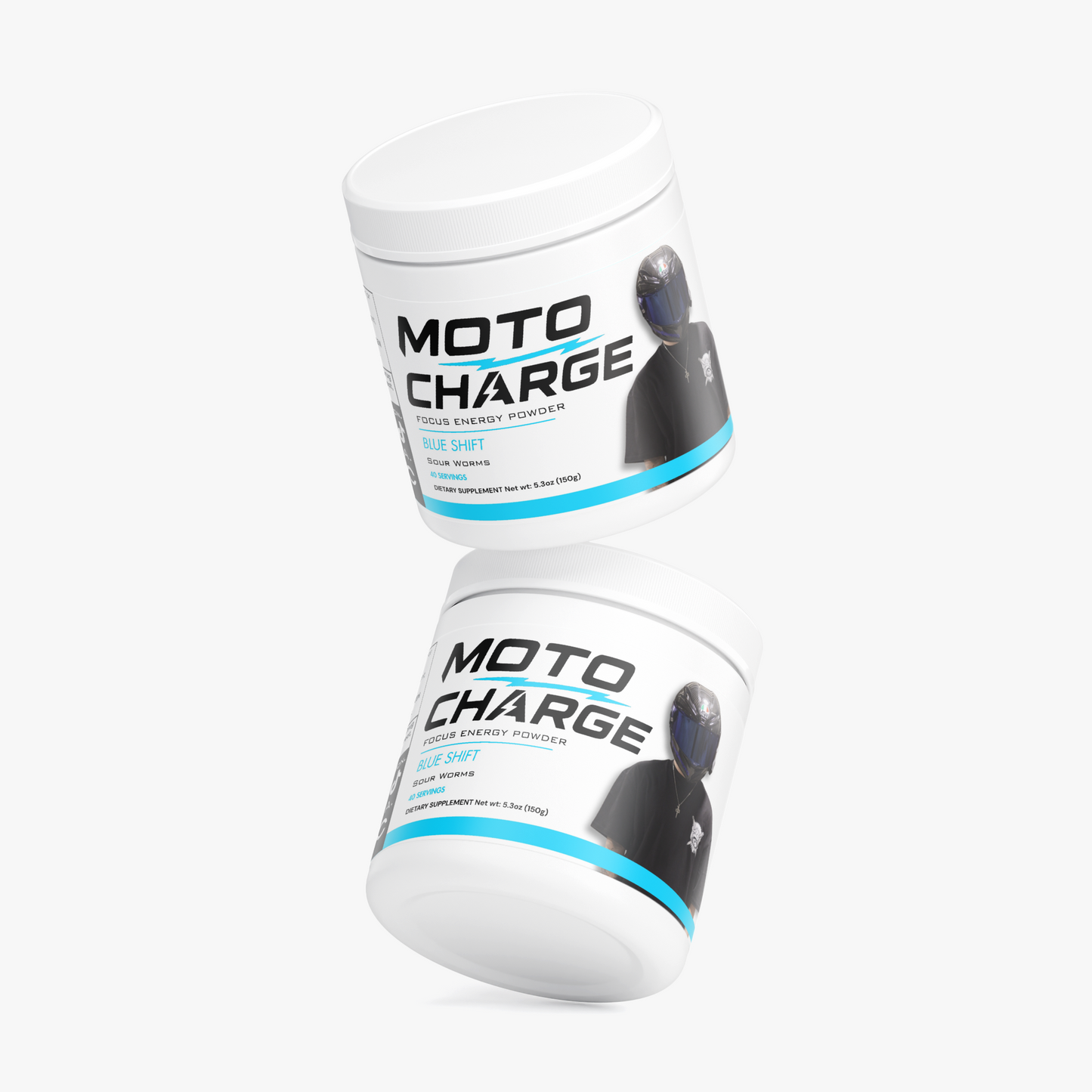 Moto Charge - Blue Shift Focus Powder (Sour Worms)