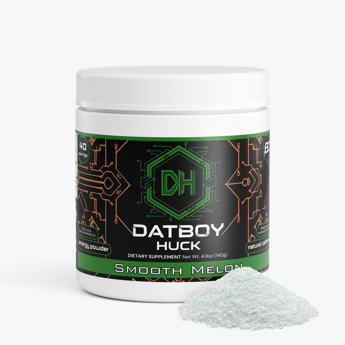 Datboy Huck - Smooth Melon Energy Powder (Melon Creamsicle)