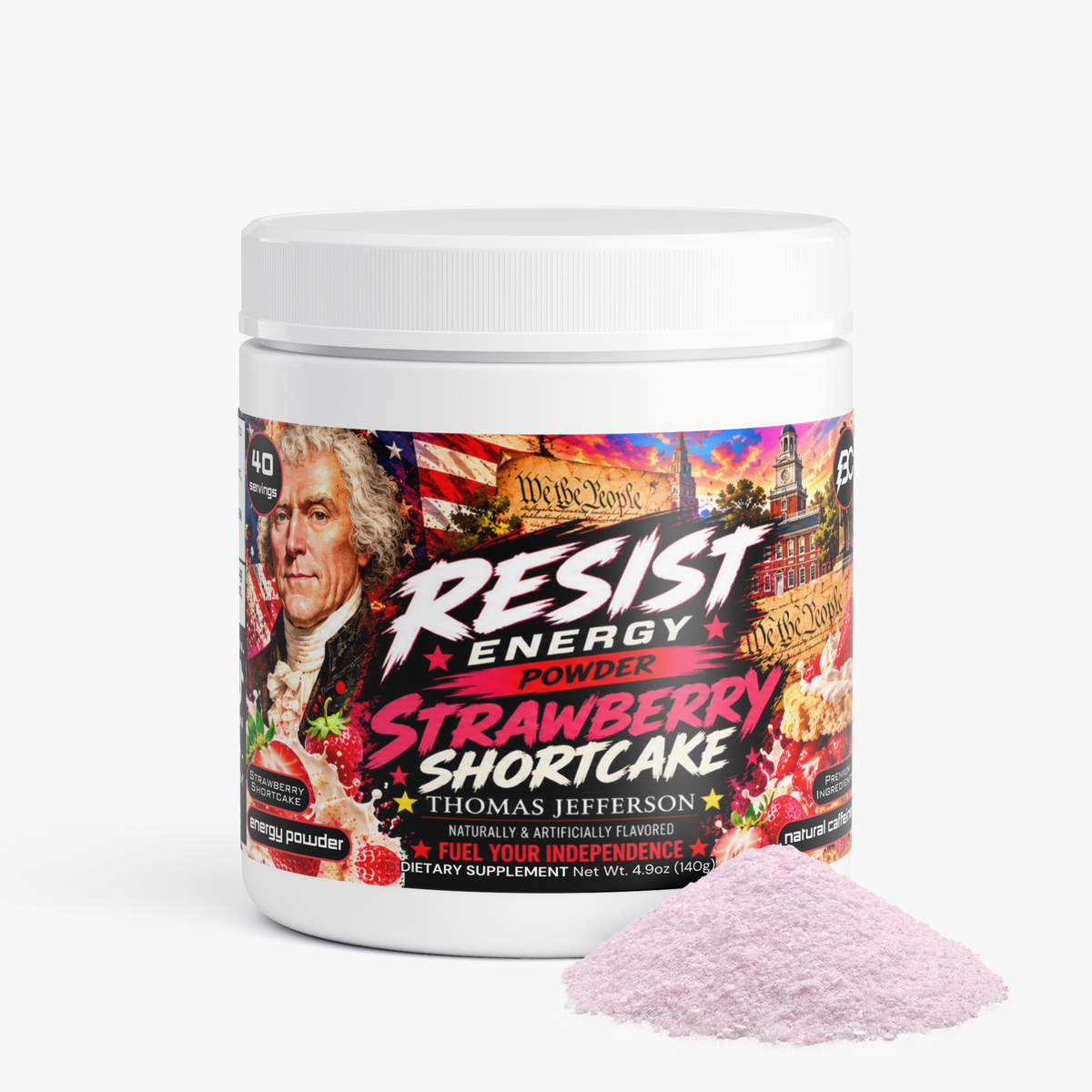 Resist Energy - Energy Powder (Strawberry Shortcake)