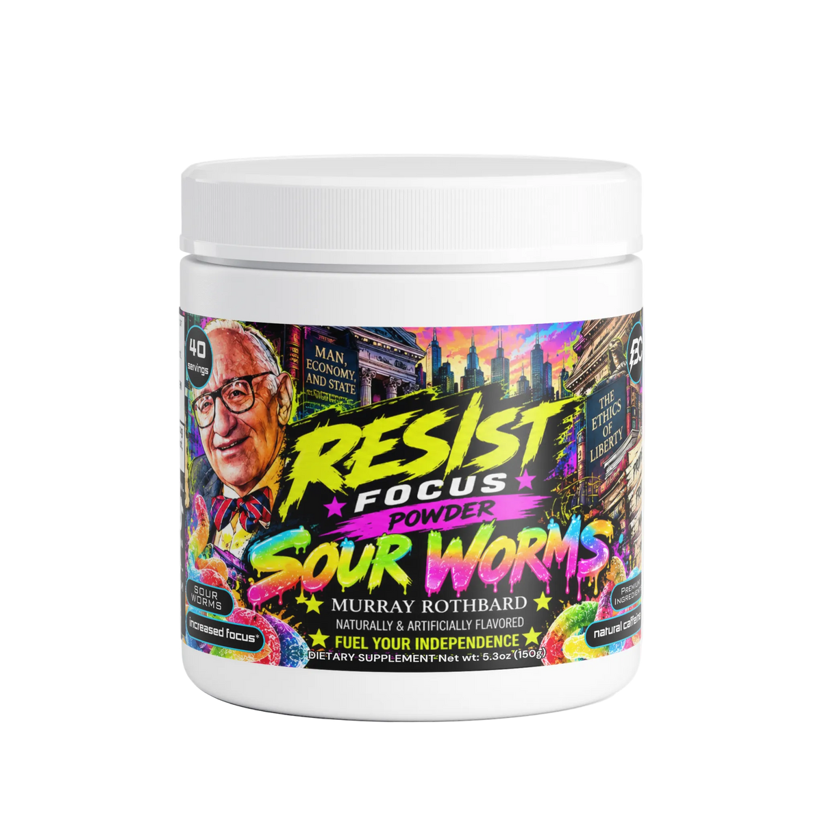 Resist Energy - Focus Powder (Sour Worms)