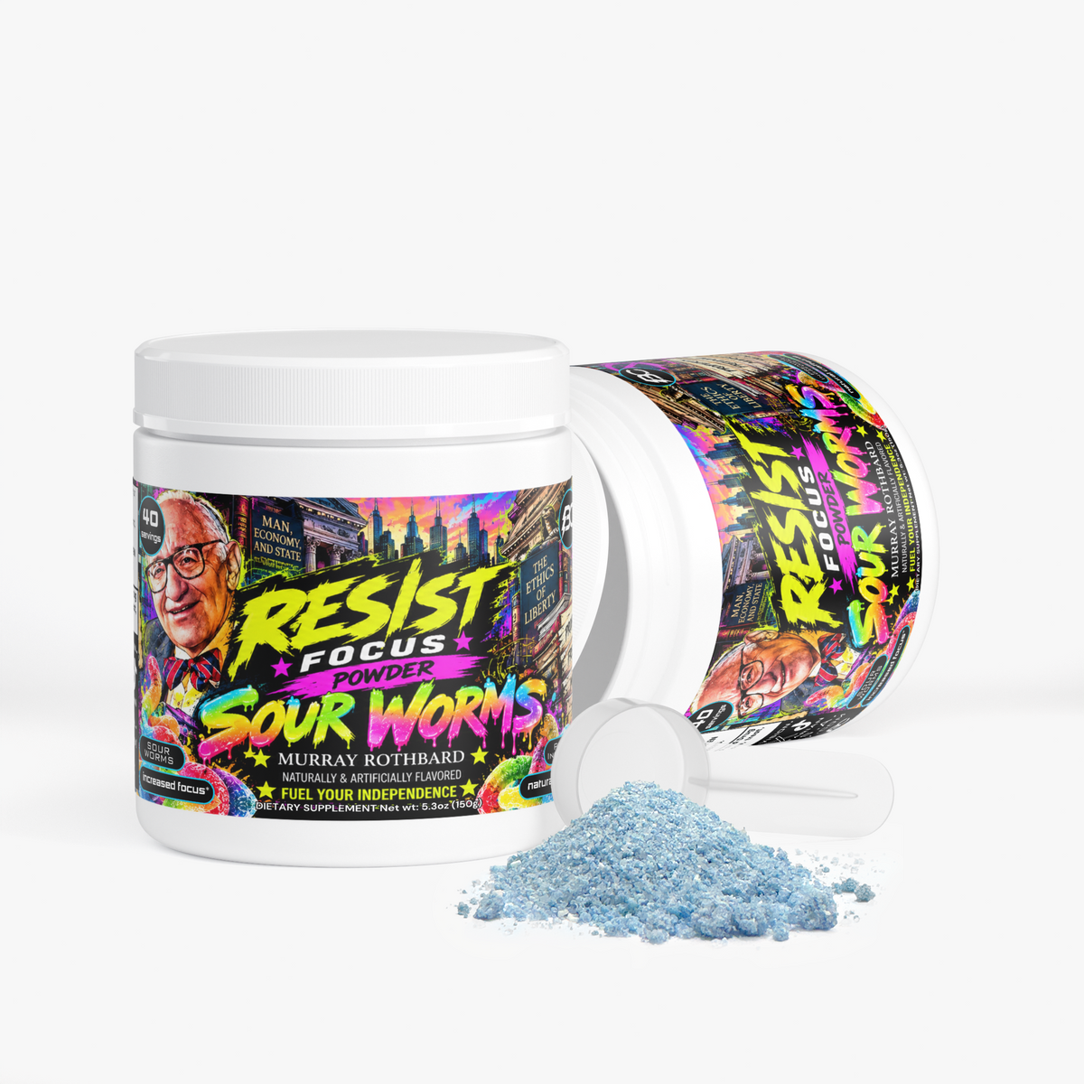 Resist Energy - Focus Powder (Sour Worms)