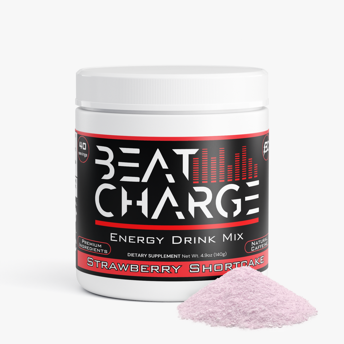 Beat Charge - Energy Drink Mix (Strawberry Shortcake)