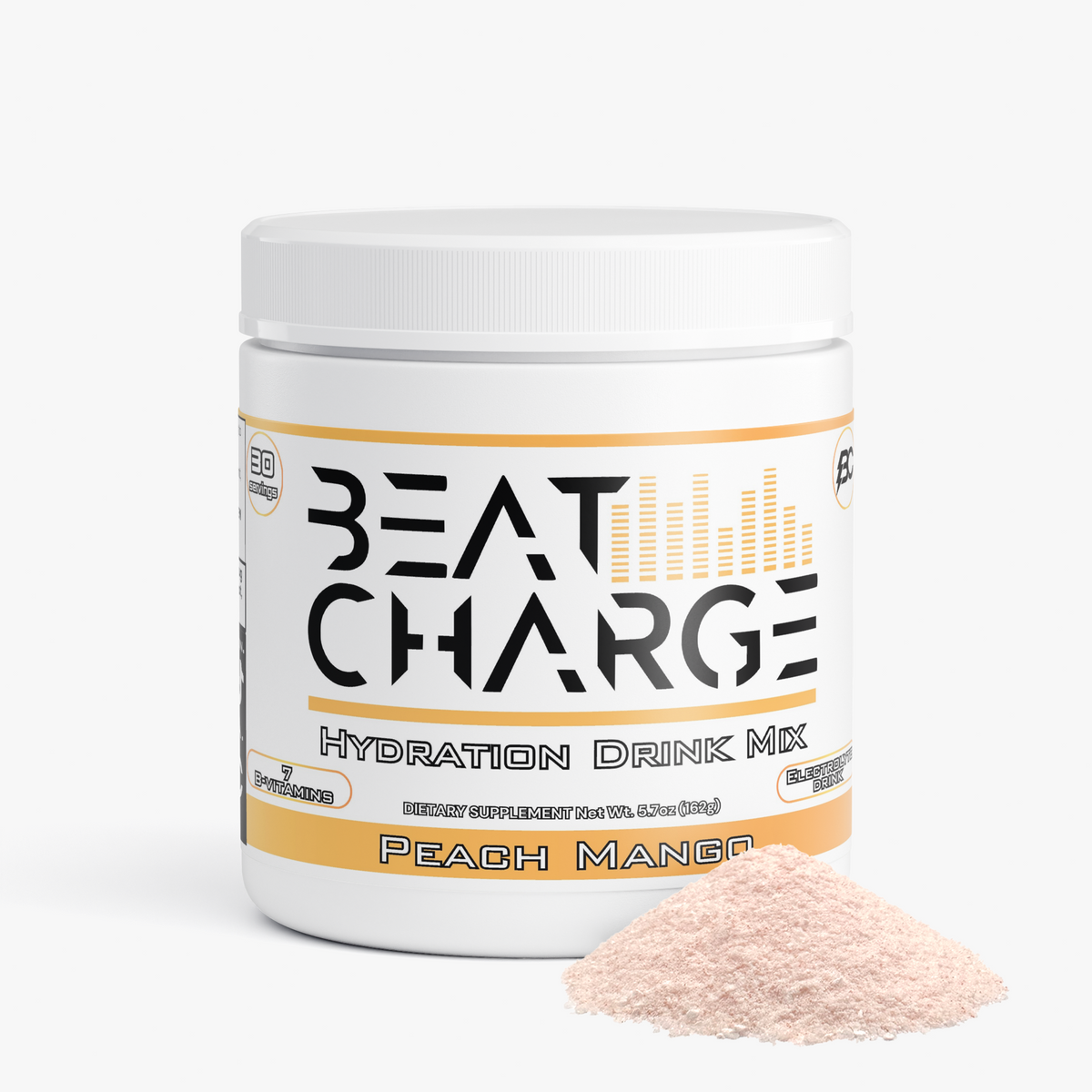 Beat Charge - Hydration Drink Mix (Peach Mango) Caffeine FREE