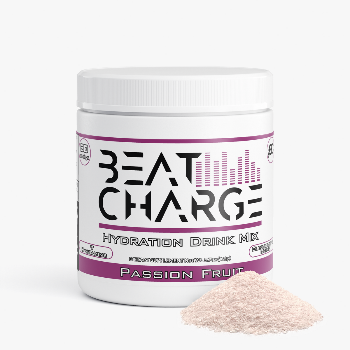 Beat Charge - Hydration Drink Mix (Passion Fruit) Caffeine FREE