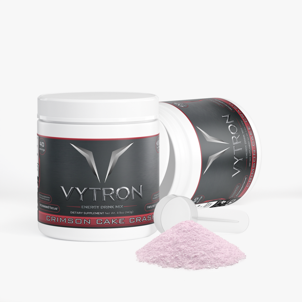 VYTRON - Crimson Cake Crash Energy Powder (Strawberry Shortcake)