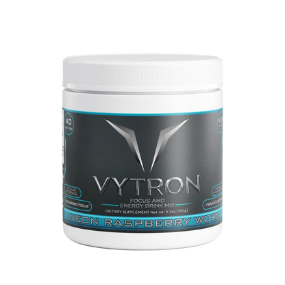 VYTRON - Neon Raspberry Worm Focus Powder (Sour Worms Blue Razz)