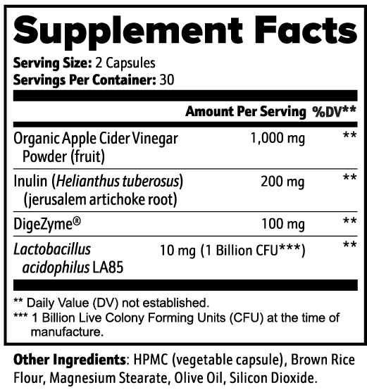 Beat Charge - Apple Cider Vinegar Capsules