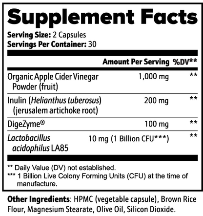 Beat Charge - Apple Cider Vinegar Capsules