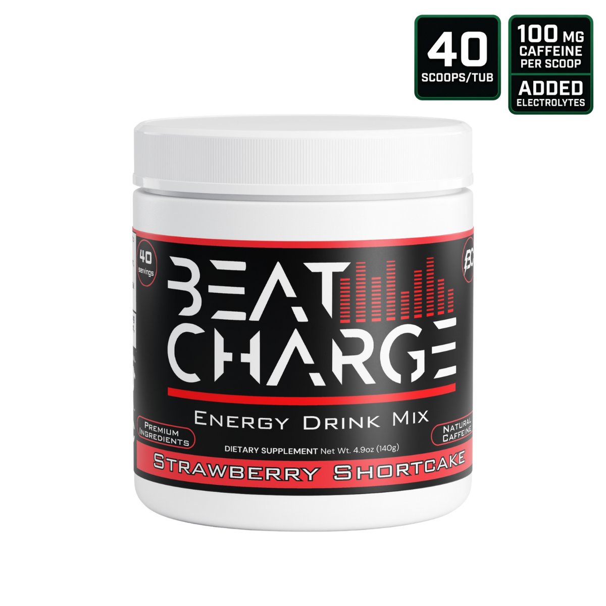 Beat Charge - Energy Drink Mix (Strawberry Shortcake)