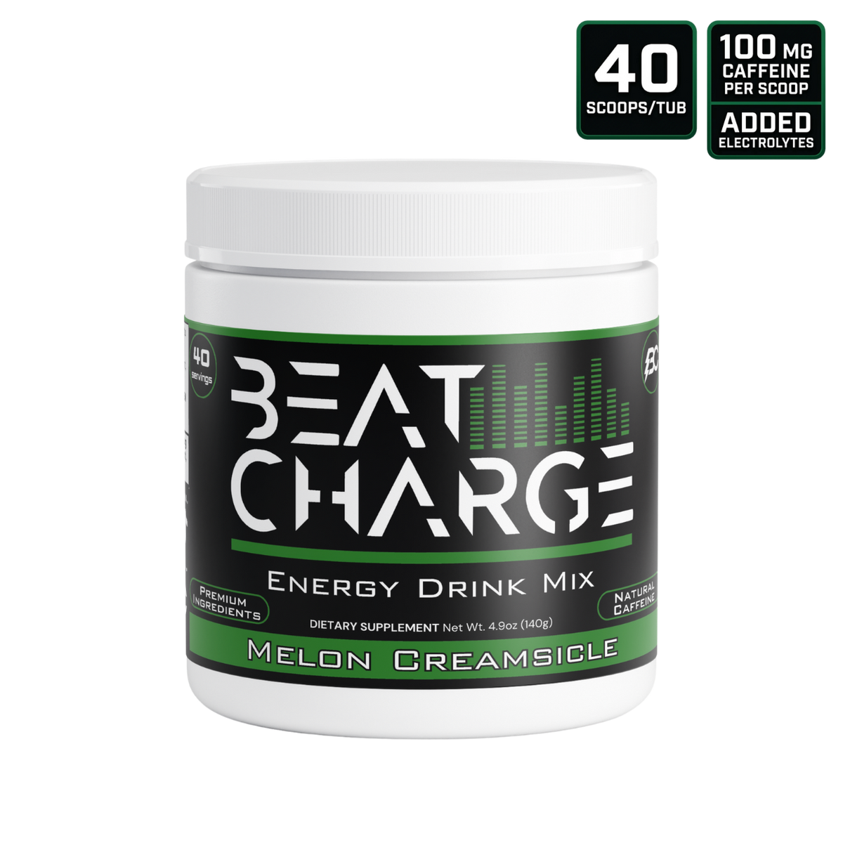 Beat Charge - Energy Drink Mix (Melon Creamsicle)