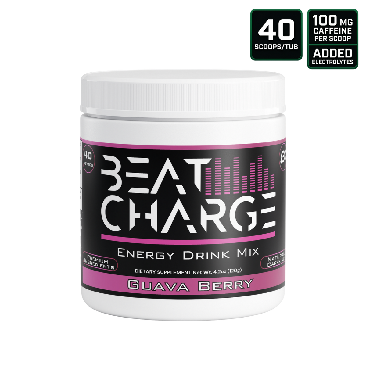 Beat Charge - Energy Drink Mix (Guava Berry)