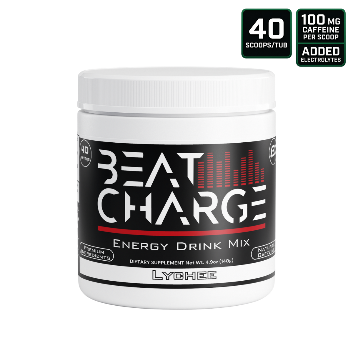 Beat Charge - Energy Drink Mix (Lychee)