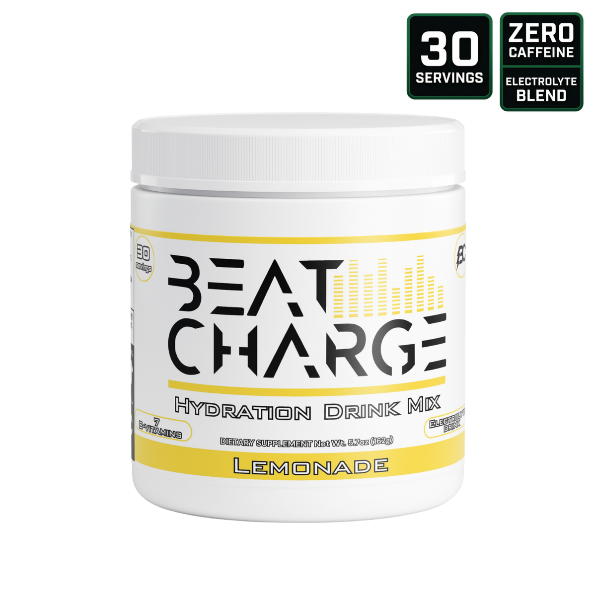 Beat Charge - Hydration Drink Mix (Lemonade) Caffeine FREE