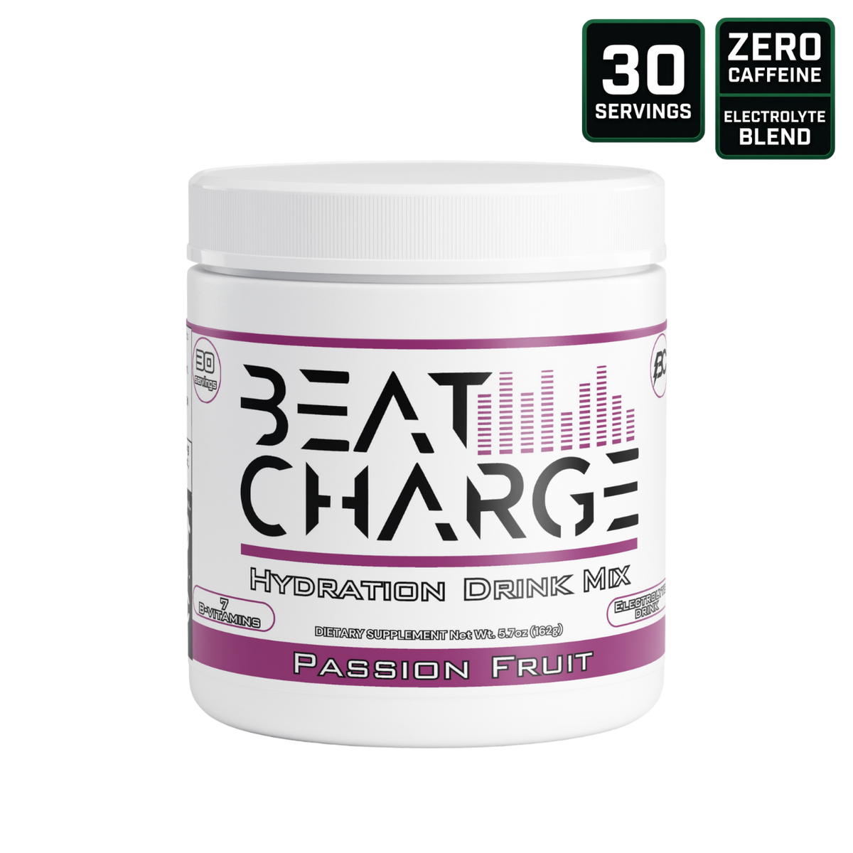 Beat Charge - Hydration Drink Mix (Passion Fruit) Caffeine FREE