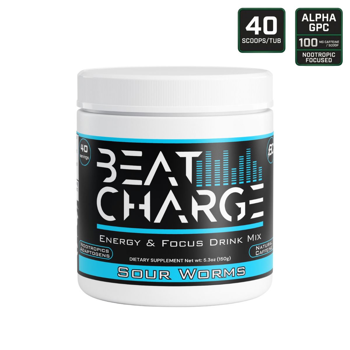 Beat Charge - Focus Drink Mix (Sour Worms)