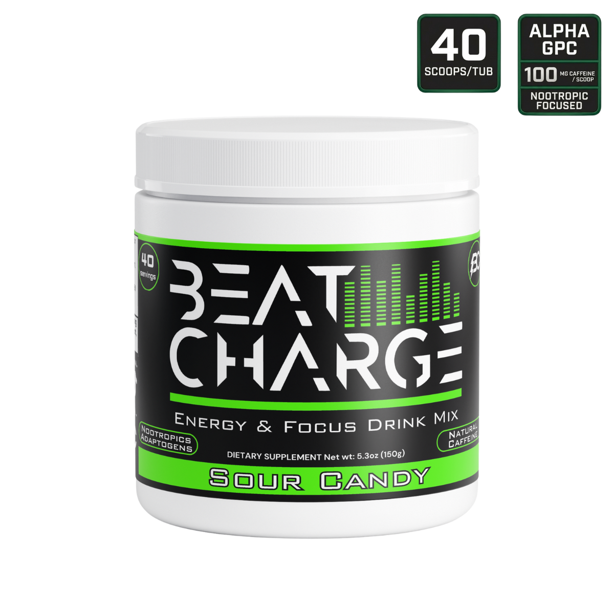 Beat Charge - Focus Drink Mix (Sour Candy)