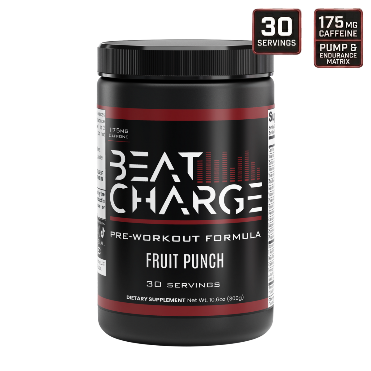 Beat Charge - Pre-Workout Powder (Fruit Punch)