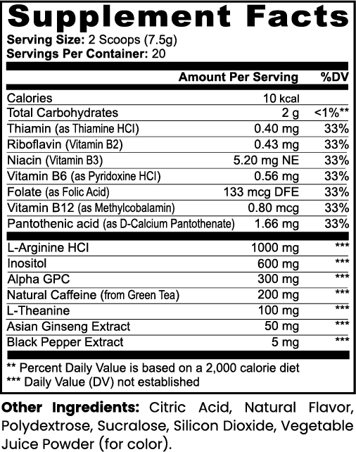 Swole Alien Energy Drink - Intergalactic Pucker (Sour Grape Flavor)