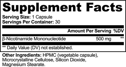 Beat Charge - NMN (500 mg ß-Nicotinamide Mononucleotide)