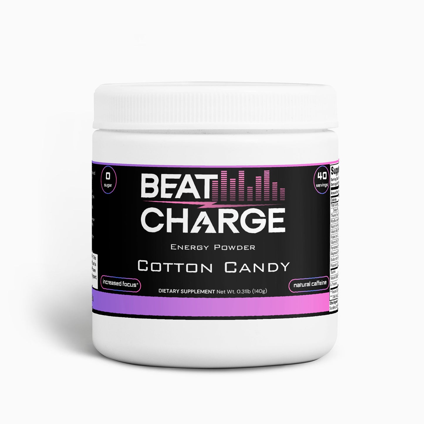 Beat Charge - Energy Powder (Cotton Candy)